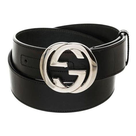 black gucci belt silver|Gucci ladies black leather belt.